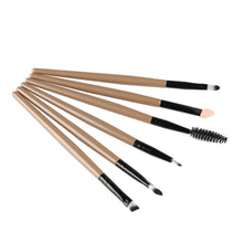 New 6Pcs Makeup Brushes Professional Women Lip Eyeshadow Brush Cosmetic Tools Hot
