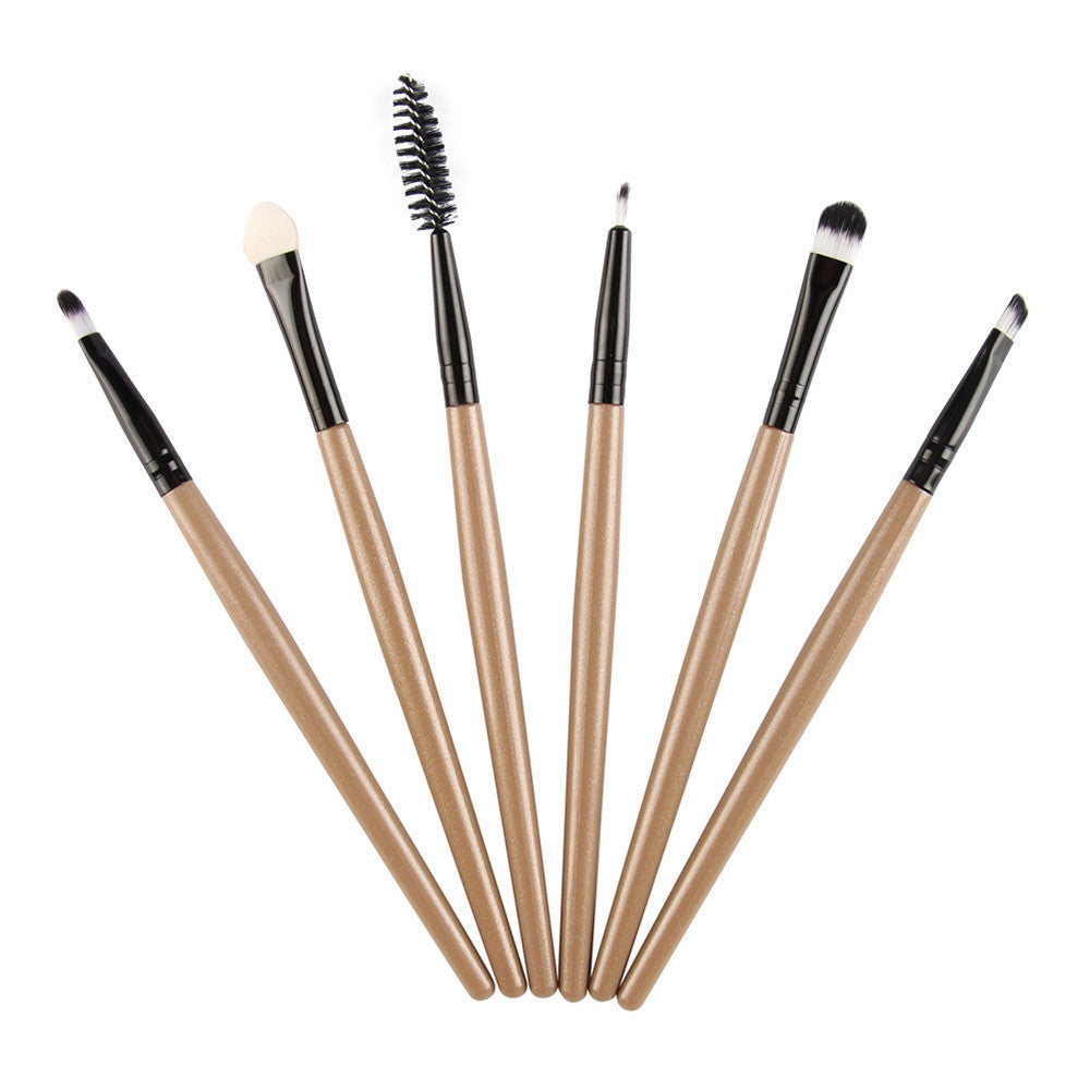 New 6Pcs Makeup Brushes Professional Women Lip Eyeshadow Brush Cosmetic Tools Hot