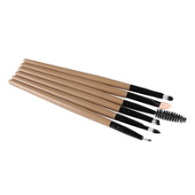 New 6Pcs Makeup Brushes Professional Women Lip Eyeshadow Brush Cosmetic Tools Hot