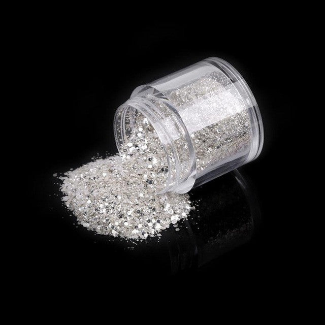 New Arrival 10g/Box Gold Sliver Nail Glitter Powder Shinning Nail Mirror Powder Sequins Material high quality Anne