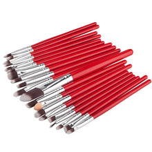 New Arrival 20pcs Red Makeup Brushes Professional Cosmetic Foundation Brush Hot Makeup Brush Set Freeshipping