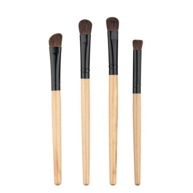 New Arrival 4Pcs Cosmetic Eyebrow Eyeshadow Brush Makeup Brush Sets Kits Tools pincel de base Anne