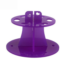 New Arrival 6 Hole Oval Makeup Brush Holder Drying Rack Organizer Cosmetic Shelf Tool Freeshipping