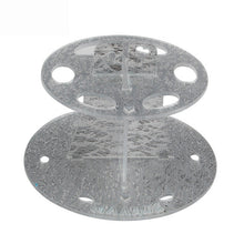 New Arrival 6 Hole Oval Makeup Brush Holder Drying Rack Organizer Cosmetic Shelf Tool Freeshipping