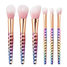 New Arrival 6PCS Cosmetic Makeup Brush Makeup Brush Eyeshadow Brush Wooden Handle + Animal Hair And Fiber Anne