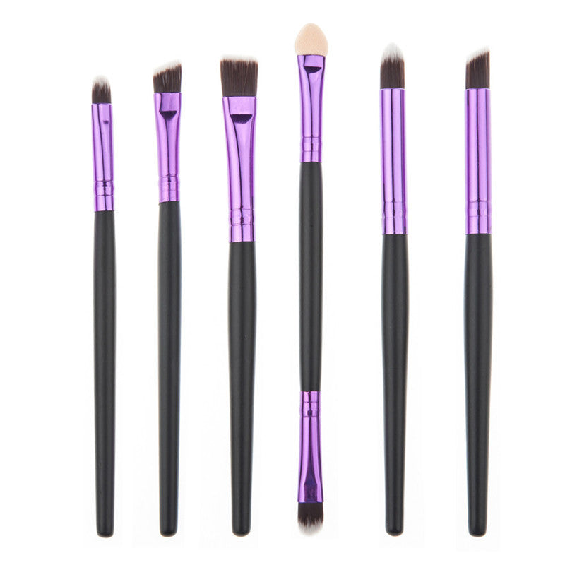 New Arrival 6Pcs Cosmetic Makeup Brush Lip Makeup Brushes Eyeshadow Brush 2016 Forward Freeshipping