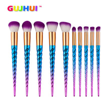 New Arrivals 10PCS Make Up Foundation Eyebrow Eyeliner Blush Cosmetic Concealer Brushes setting brush Anne