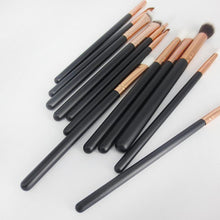 New Arrivals 12 pcs Rose Gold Makeup Brush Complete Eye Set Tools Powder Blending Brush pincel para base 2017 Anne
