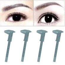 New Arrivals 4PC Microblading Reusable Makeup Measure Eyebrow Guide Ruler Permanent Tools Anne