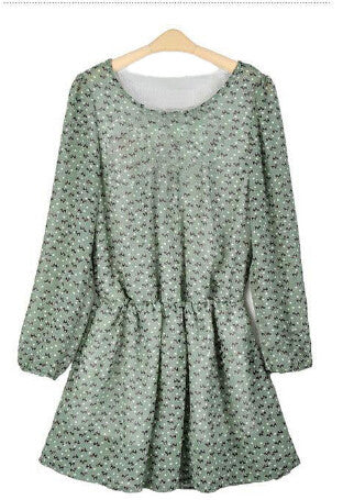 New Brand Summer Women Dress Casual Floral Print Chiffon Dress Tunic Bohemian Mini Beach Dresses Vestidos Femininos De Fiesta