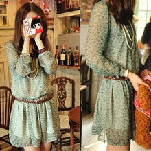 New Brand Summer Women Dress Casual Floral Print Chiffon Dress Tunic Bohemian Mini Beach Dresses Vestidos Femininos De Fiesta