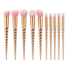 New Designed 10PCS Make Up Foundation Eyebrow Eyeliner Blush Cosmetic Concealer Brushes powder brush Anne