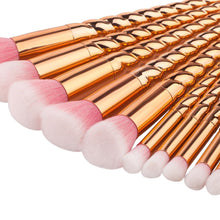 New Designed 10PCS Make Up Foundation Eyebrow Eyeliner Blush Cosmetic Concealer Brushes powder brush Anne