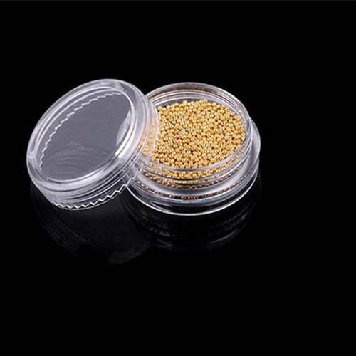 New Designed 3g/Box Gold And Silver Nail Glitter Nail Beads Do Not Fade Metallic Decorat artificial nails Sequins Material Anne