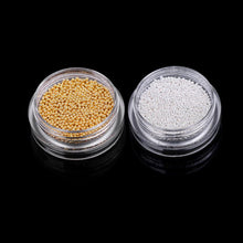 New Designed 3g/Box Gold And Silver Nail Glitter Nail Beads Do Not Fade Metallic Decorat artificial nails Sequins Material Anne