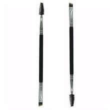 New Designed Bamboo+Synthetic Fibre 1PCS Makeup Bamboo Handle Double Eyebrow Brush + Eyebrow Comb Anne