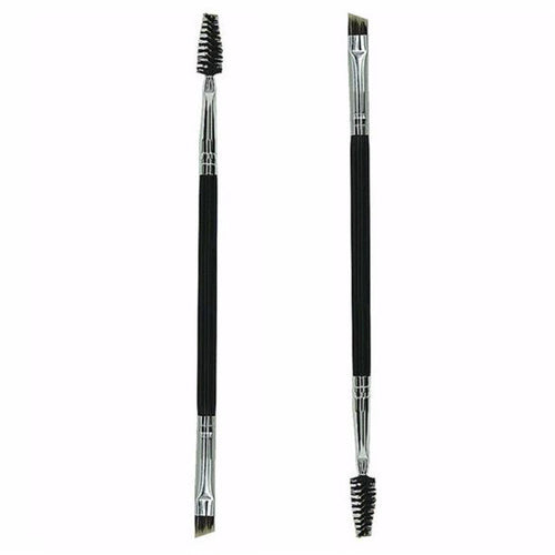 New Designed Bamboo+Synthetic Fibre 1PCS Makeup Bamboo Handle Double Eyebrow Brush + Eyebrow Comb Anne