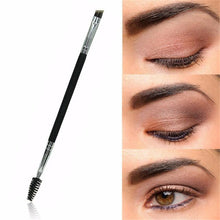 New Designed Bamboo+Synthetic Fibre 1PCS Makeup Bamboo Handle Double Eyebrow Brush + Eyebrow Comb Anne