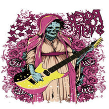 New Designed make you so different Personalized Wicked Guitar Skull Tattoo Sticker Patterns Of Men And Women Arm Anne
