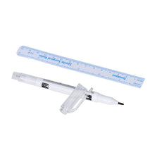 New Designer 100% Brand new and high quality Plastic Tattoo Stencils Permanent Makeup Eyebrow Ruler And Skin Marker Kit Anne