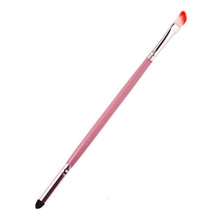 New Designer 15.5cm Functional Pink Double-headed Bullet Sponge Head Eyeshadow Stick+Eyeshadow Brush 2017 Anne