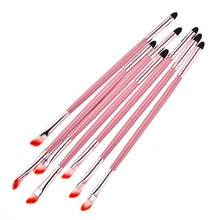 New Designer 15.5cm Functional Pink Double-headed Bullet Sponge Head Eyeshadow Stick+Eyeshadow Brush 2017 Anne