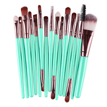 New Designer 15 pcs Makeup Brush Set tools Make-up Toiletry Kit Wool Make Up Brush Set Goat hair Make up brush 2017 Anne
