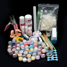 New Designer 29Acrylic Nail Art Tips Powder Liquid Brush Glitter Clipper Primer File Set Kit Creating beautiful nail Anne