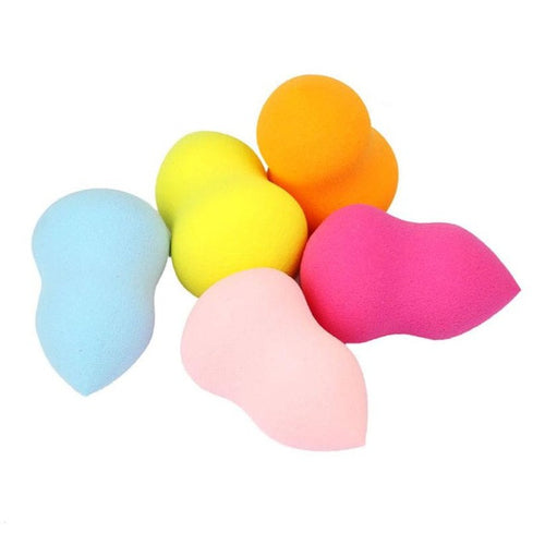 New Designer 5PCS Pro Beauty Flawless Makeup Foundation Puff Bottle Gourd Sponge silicone esponja de maquiagem Anne