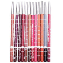 New Designer An essential tool makeup artist 12pcs Women's Professional Makeup Lipliner Waterproof Lip Liner Pencil Set Anne