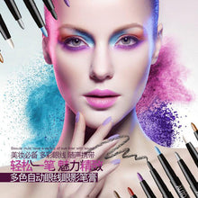 New Designer Easy to draw a delicate thin line 12 Colors Eyebrow Shadow EyeLiner Pencil Pen Cosmetic Makeup Set Kit Anne