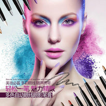 New Designer Easy to draw a delicate thin line 12 Colors Eyebrow Shadow EyeLiner Pencil Pen Cosmetic Makeup Set Kit Anne