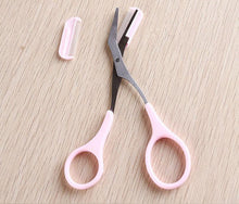 New Designer Eyebrow Comb + Eyebrow Scissor Makeup Tool Suitable beetle-brow 100% brand new and high quality Anne