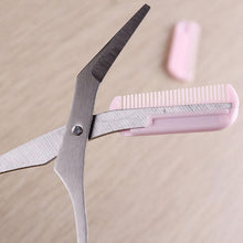 New Designer Eyebrow Comb + Eyebrow Scissor Makeup Tool Suitable beetle-brow 100% brand new and high quality Anne