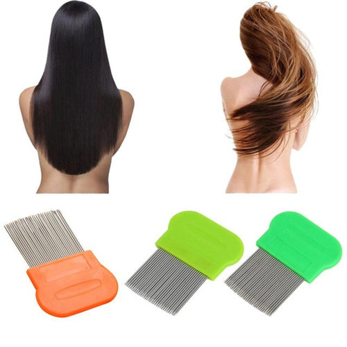 New Designer Hair Lice Comb Brushes Terminator Fine Egg Dust Nit Free Removal Stainless Steel 100% Brand Anne