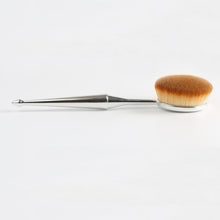 New Designer silver Nylon 10PCS Toothbrush The New Mermaid Makeup Brush Foundation Oval Brushes One Set Anne