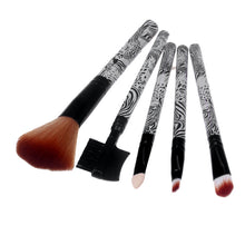New Makeup Brushes 5pcs White Makeup Brushe Set Blush Lip Brow Eyeshadow Brush Makeup tools Women 2016