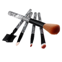 New Makeup Brushes 5pcs White Makeup Brushe Set Blush Lip Brow Eyeshadow Brush Makeup tools Women 2016