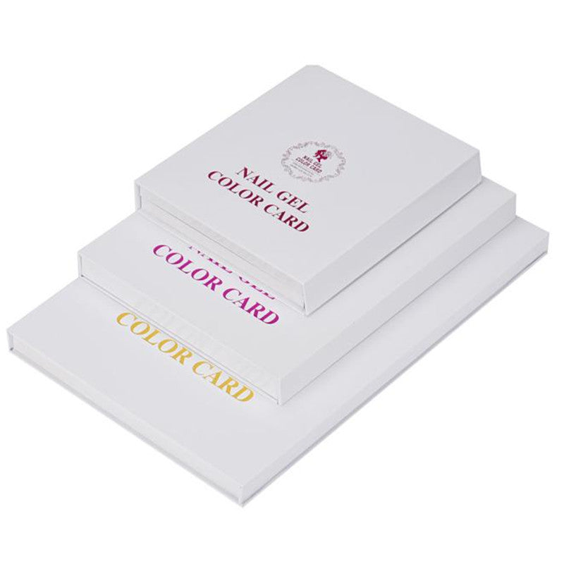 New Nail Gel Color Card 120/216/308 Colours Display Chart Nail Gel Polish for Nail Art Freeshipping 2016
