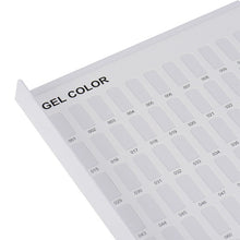 New Nail Gel Color Card 120/216/308 Colours Display Chart Nail Gel Polish for Nail Art Freeshipping 2016