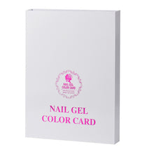 New Nail Gel Color Card 120/216/308 Colours Display Chart Nail Gel Polish for Nail Art Freeshipping 2016