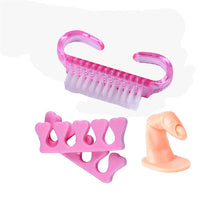 New Nail Set 2016 Acrylic Powder Glitter Nail Brush False Finger Pump Nail Art Tools Kit Freeshipping Hot