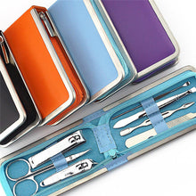 New Nail Tools 7 PCS Stainless Steel Nail Care Personal Manicure Pedicure Set Freeshipping Hot 2016