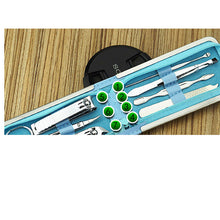 New Nail Tools 7 PCS Stainless Steel Nail Care Personal Manicure Pedicure Set Freeshipping Hot 2016