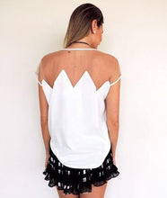 New Sexy Women Blusas Femininas O-neck Patchwork Casual Tops Women Patchwork White Blouse Sexy Lace Female Clothing