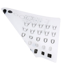 New Silicone Workspace Stamping Plate Washable Mat Table Transfer Tools For Nail Art 2016