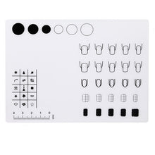 New Silicone Workspace Stamping Plate Washable Mat Table Transfer Tools For Nail Art 2016