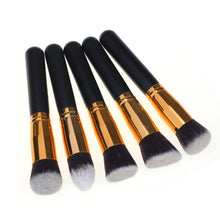 New Top Fashion 10PCS Cosmetic Makeup Brush Brushes Set Foundation Powder Eyeshadow pincel oval 2017 Anne