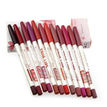 New Top Fashion 12pcs/Set Waterproof Lip Liner Pencil Long Lasting Lipliner Makeup Tools Easy to draw a delicate thin line Anne