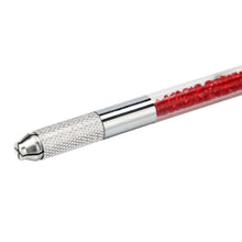 New Top Fashion 14.5cm Double-headed Permanent Makeup Tattoo Pen Crystal Tattoo Machine Eyebrow Pen Gift Anne